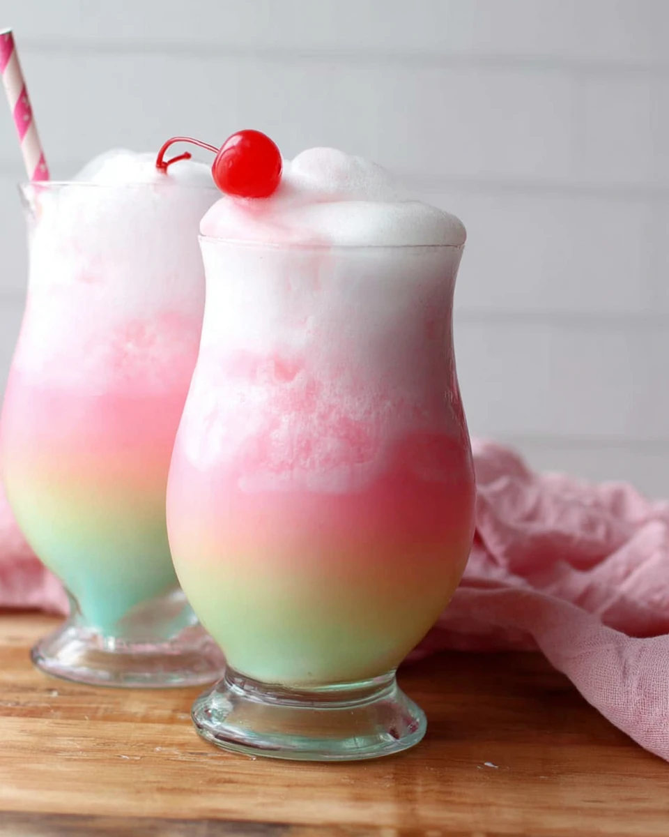 Amazing Rainbow Sherbet Punch
