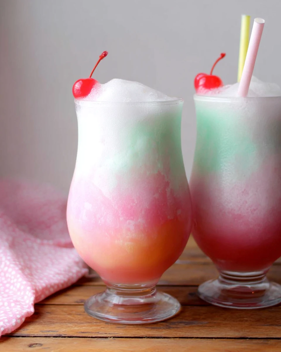 Amazing Rainbow Sherbet Punch