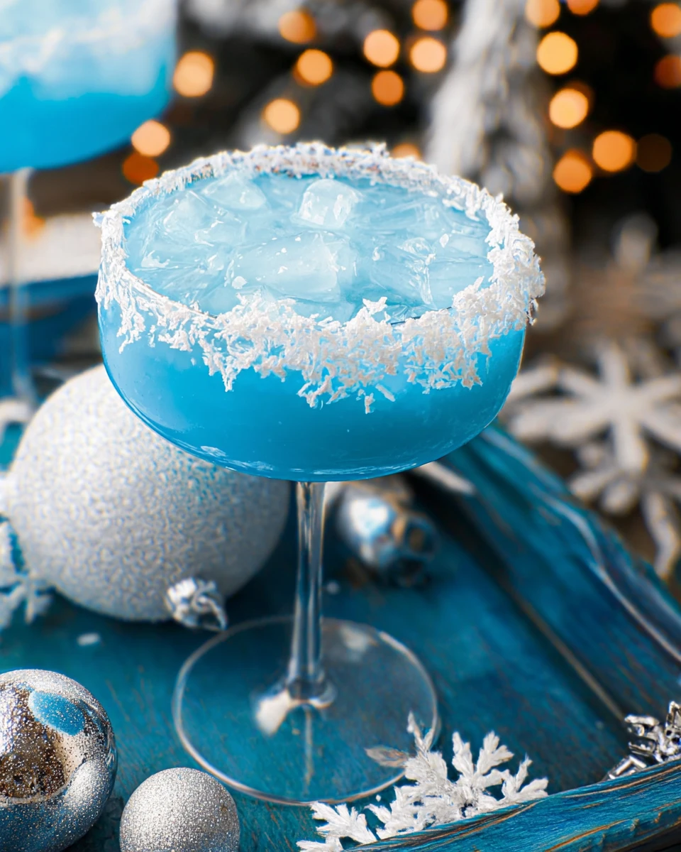 Blue Christmas Cocktail