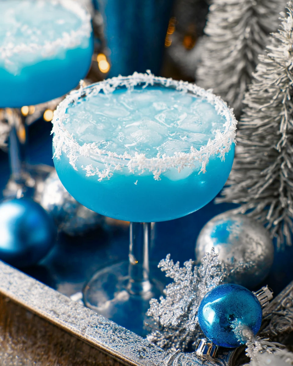 Blue Christmas Cocktail