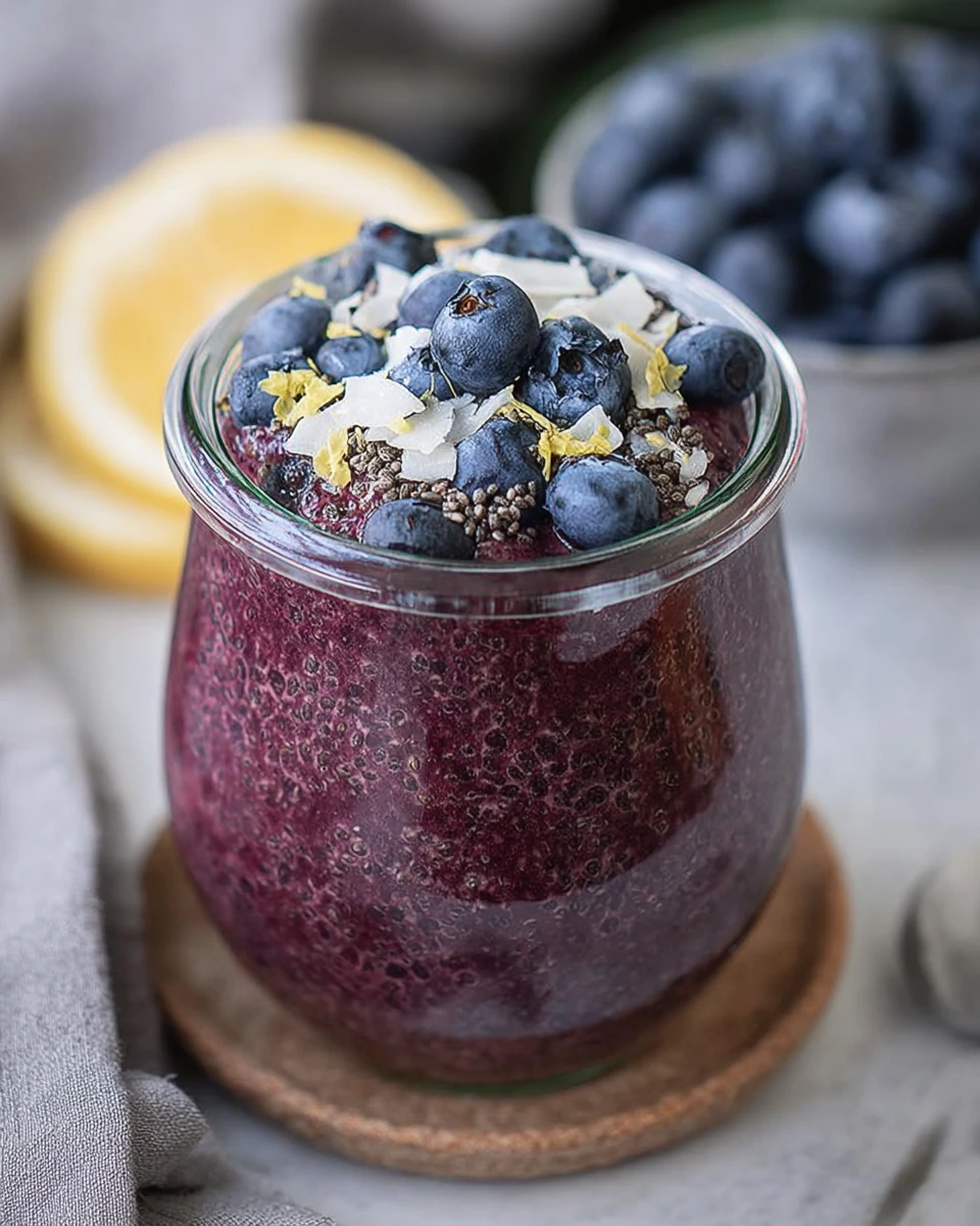 Blueberry Chia Pudding