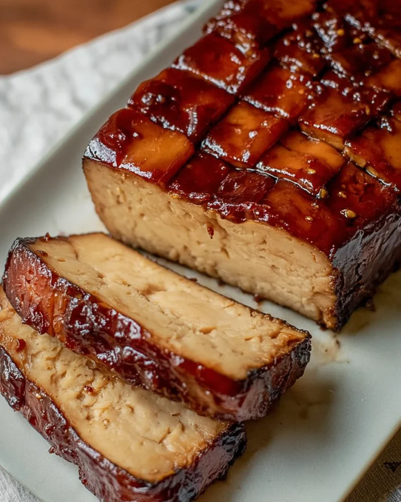 Brown Sugar Glazed Tofu Ham
