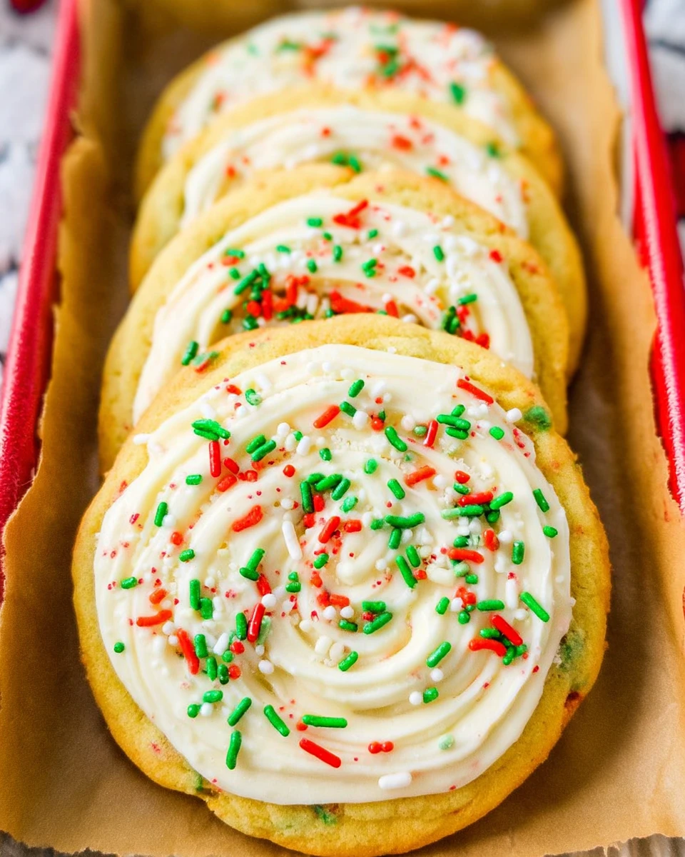 Cake Batter Christmas Cookies