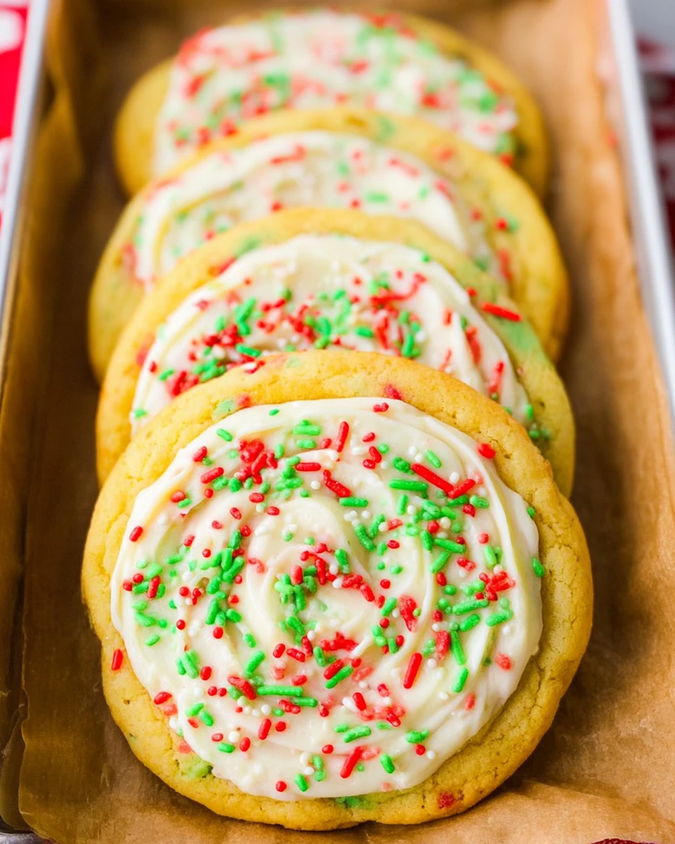 Cake Batter Christmas Cookies