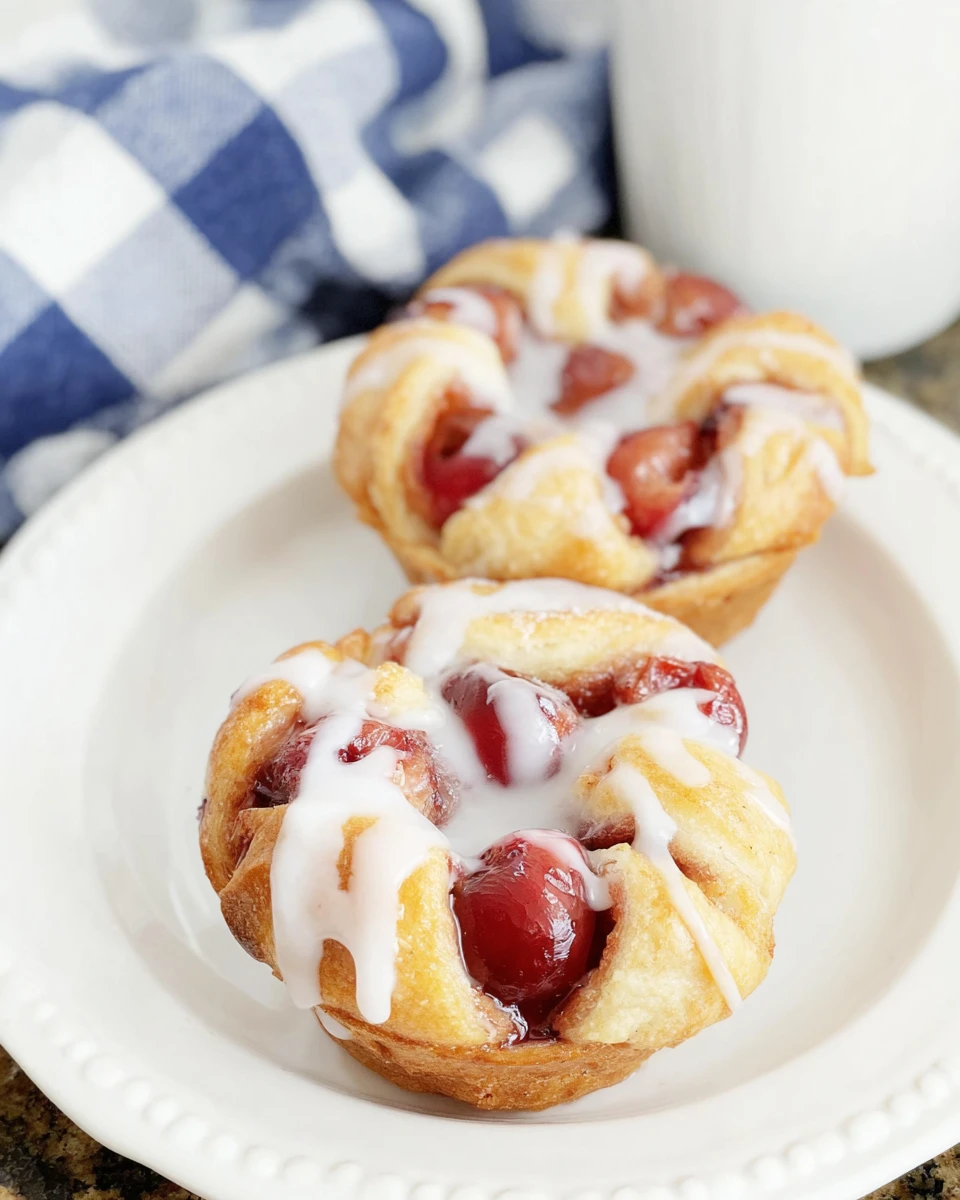 Cherry Danish Muffins