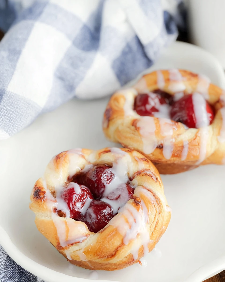 Cherry Danish Muffins