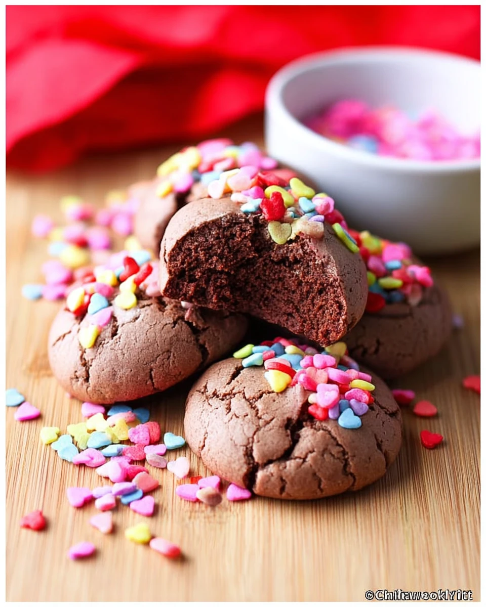 Chocolate Cake Mix Cookies