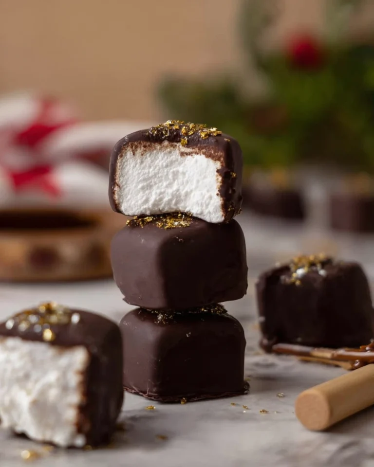 Chocolate Covered Marshmallows