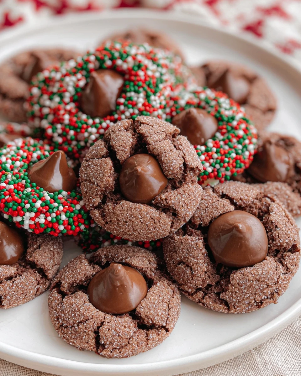 Chocolate Kiss Cookies