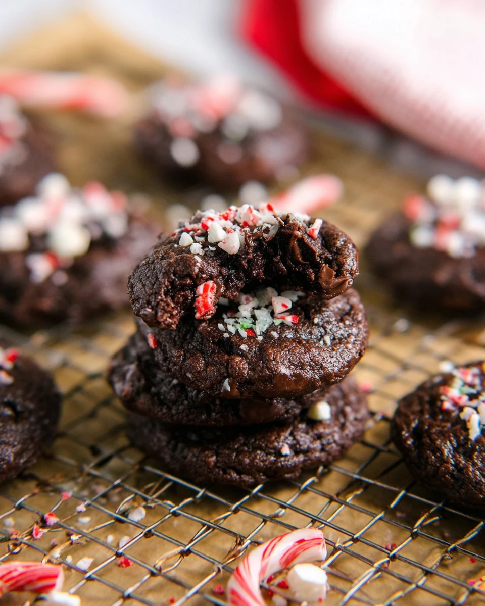 Chocolate Peppermint Cookies