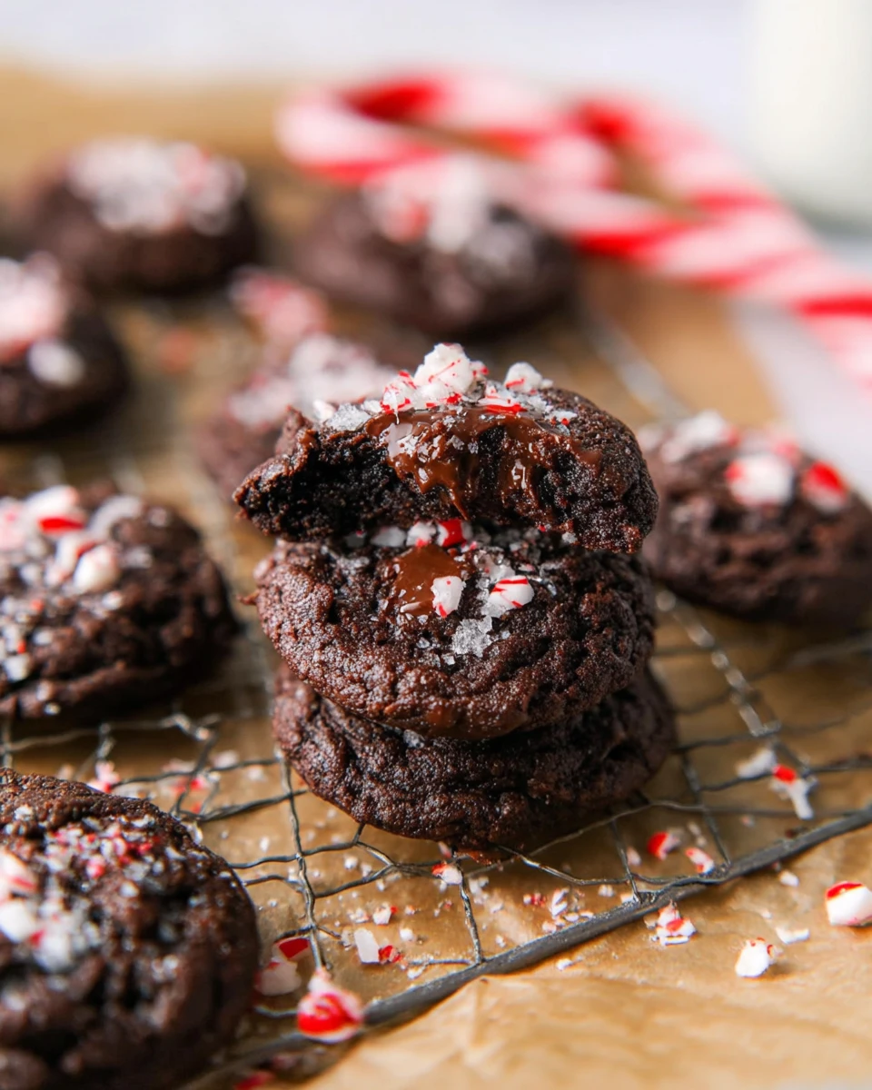 Chocolate Peppermint Cookies