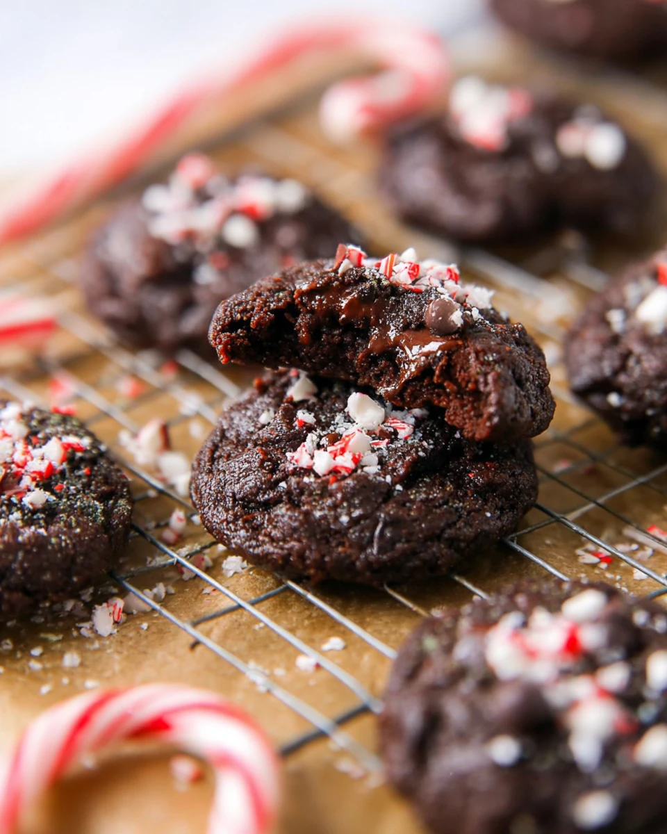 Chocolate Peppermint Cookies