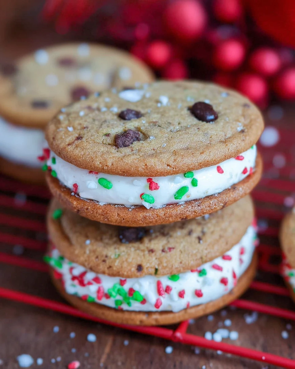 Christmas Cookie Sandwiches