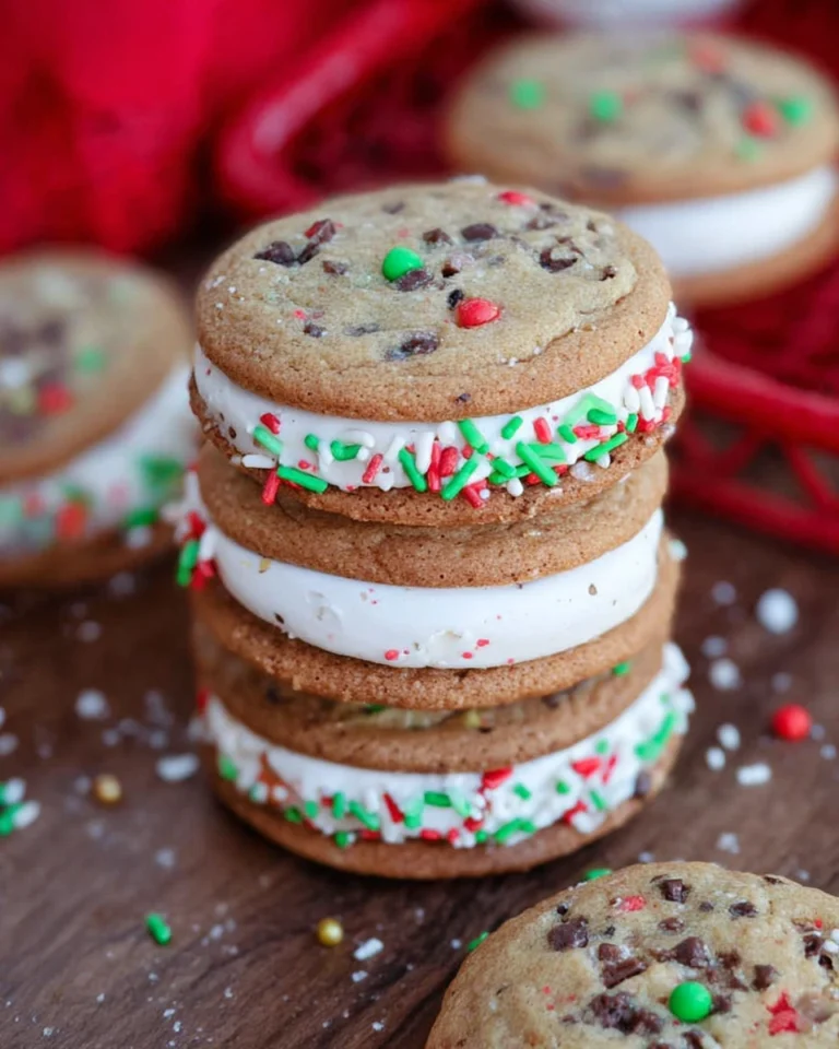 Christmas Cookie Sandwiches
