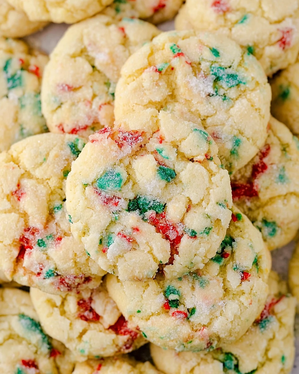 Christmas Gooey Butter Cookies
