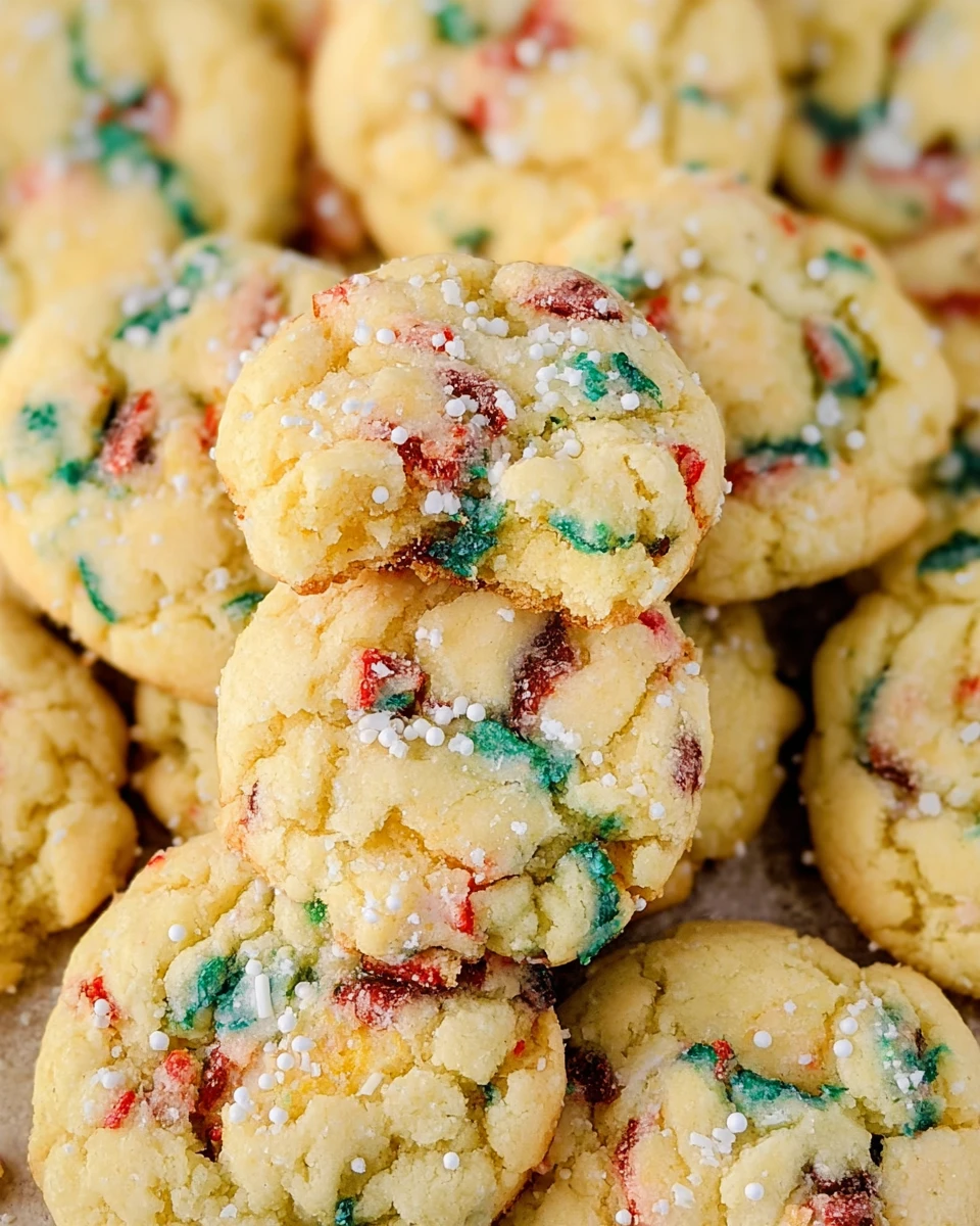 Christmas Gooey Butter Cookies
