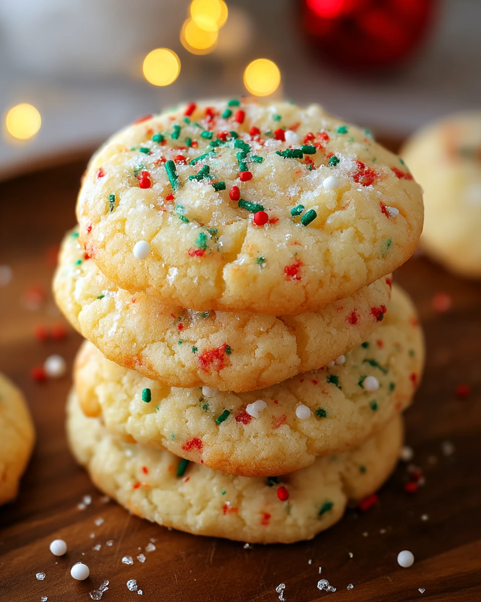 Christmas Ooey Gooey Butter Cookies