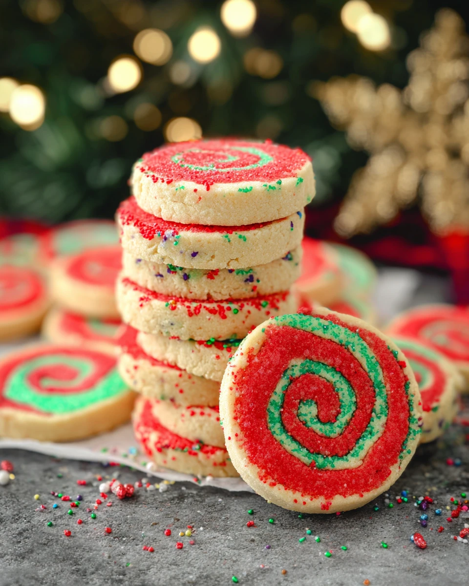 Christmas Pinwheel Cookies
