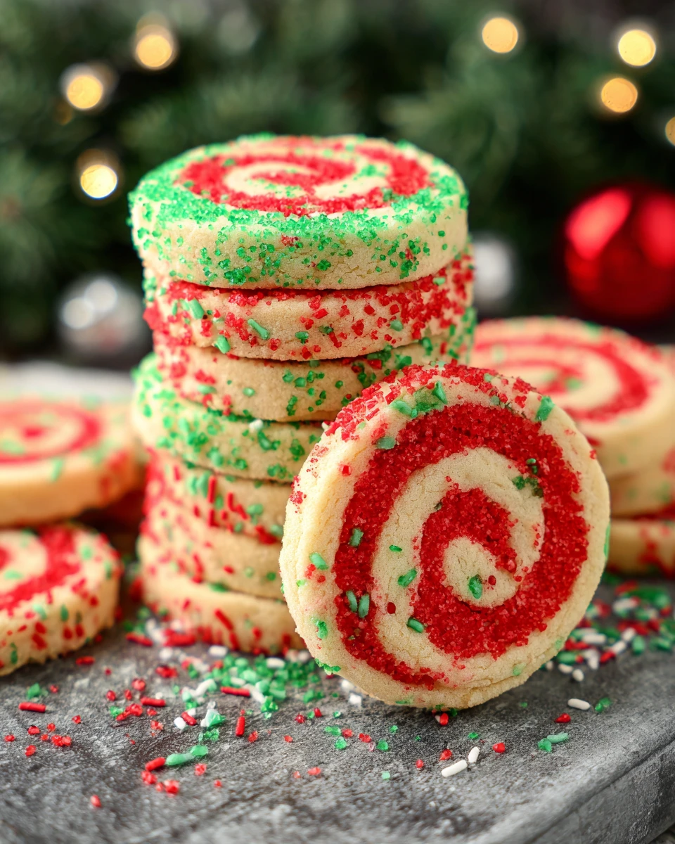 Christmas Pinwheel Cookies