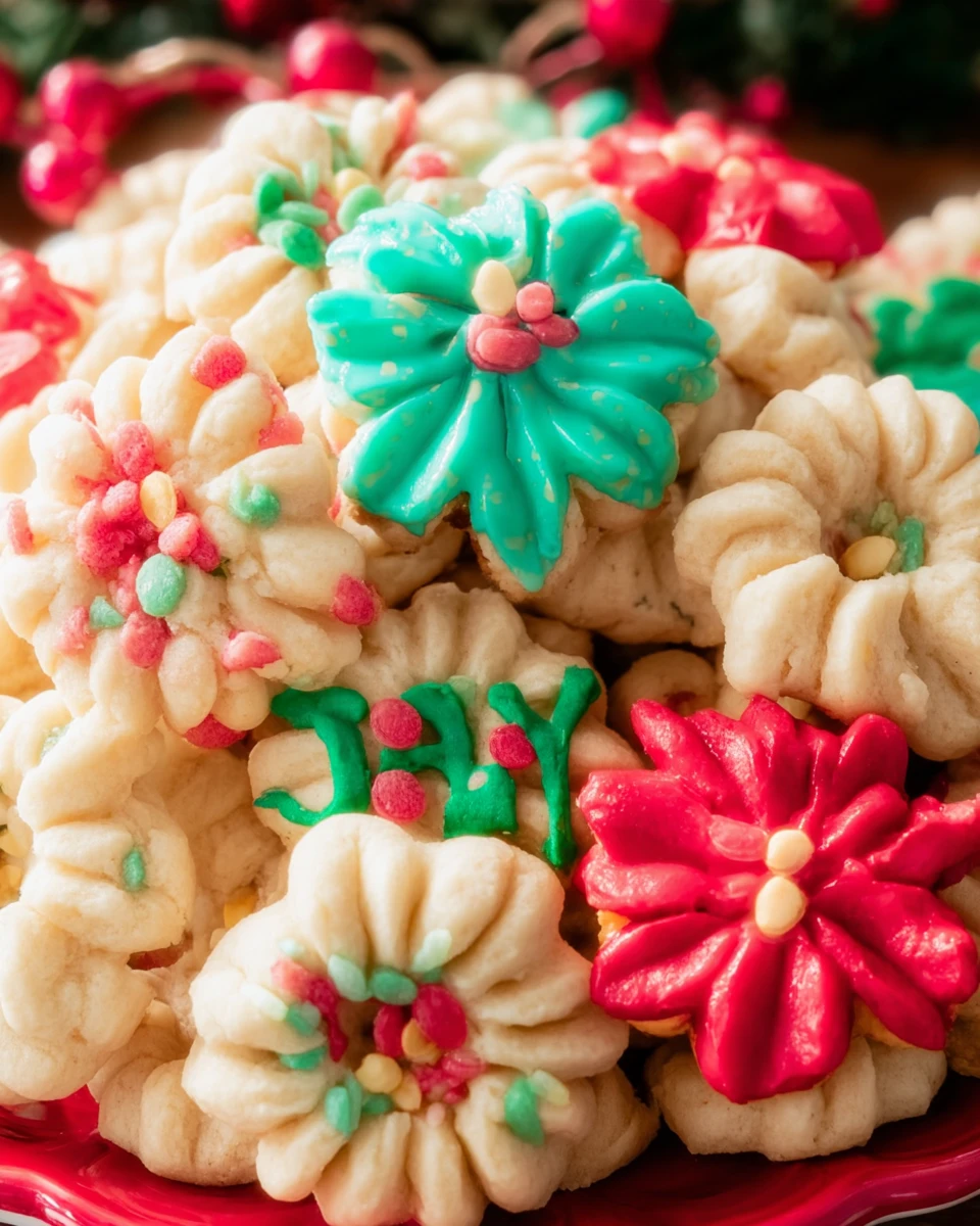 Christmas Spritz Cookies