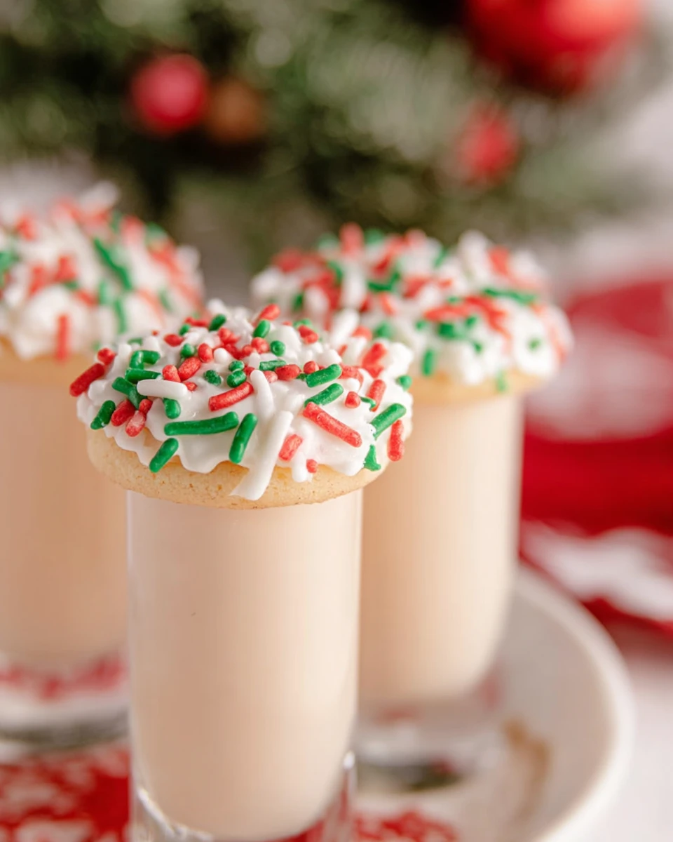 Christmas Sugar Cookie Shots