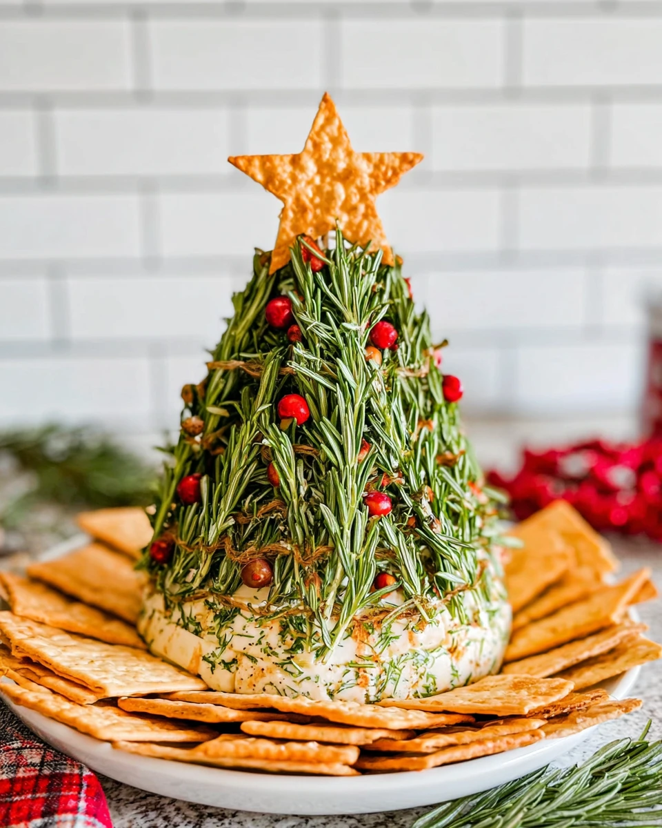 Christmas Tree Cheese Ball