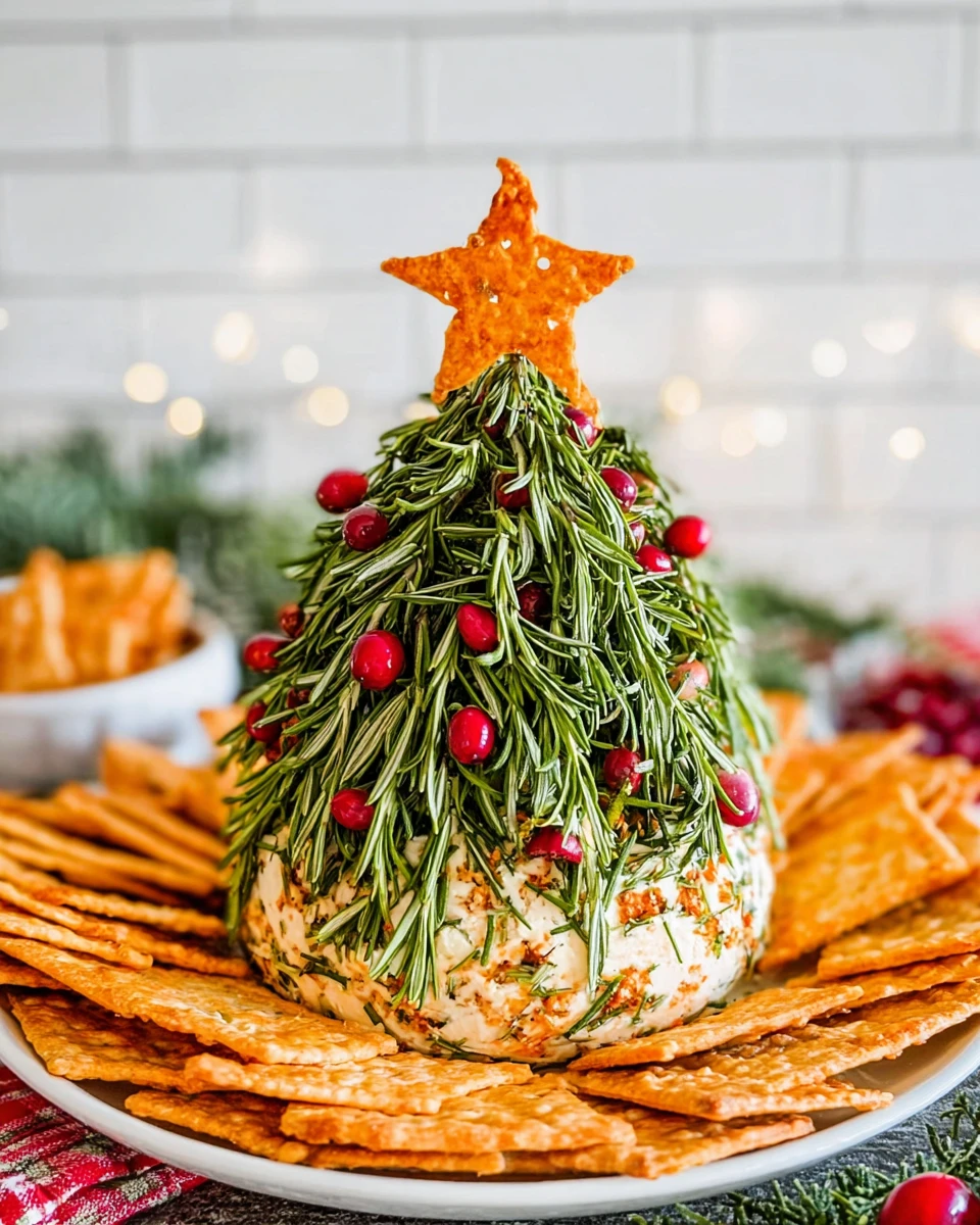 Christmas Tree Cheese Ball