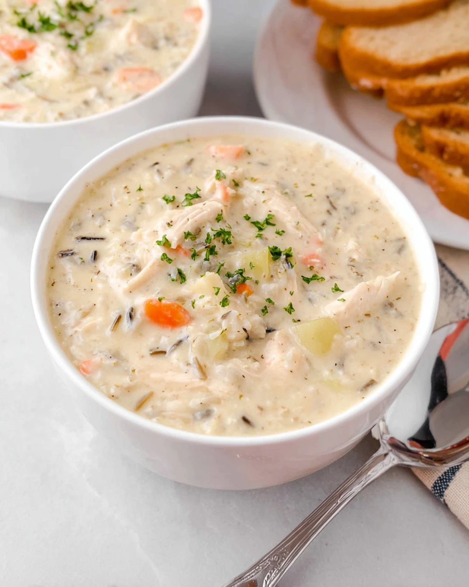 Creamy Chicken and Wild Rice Soup