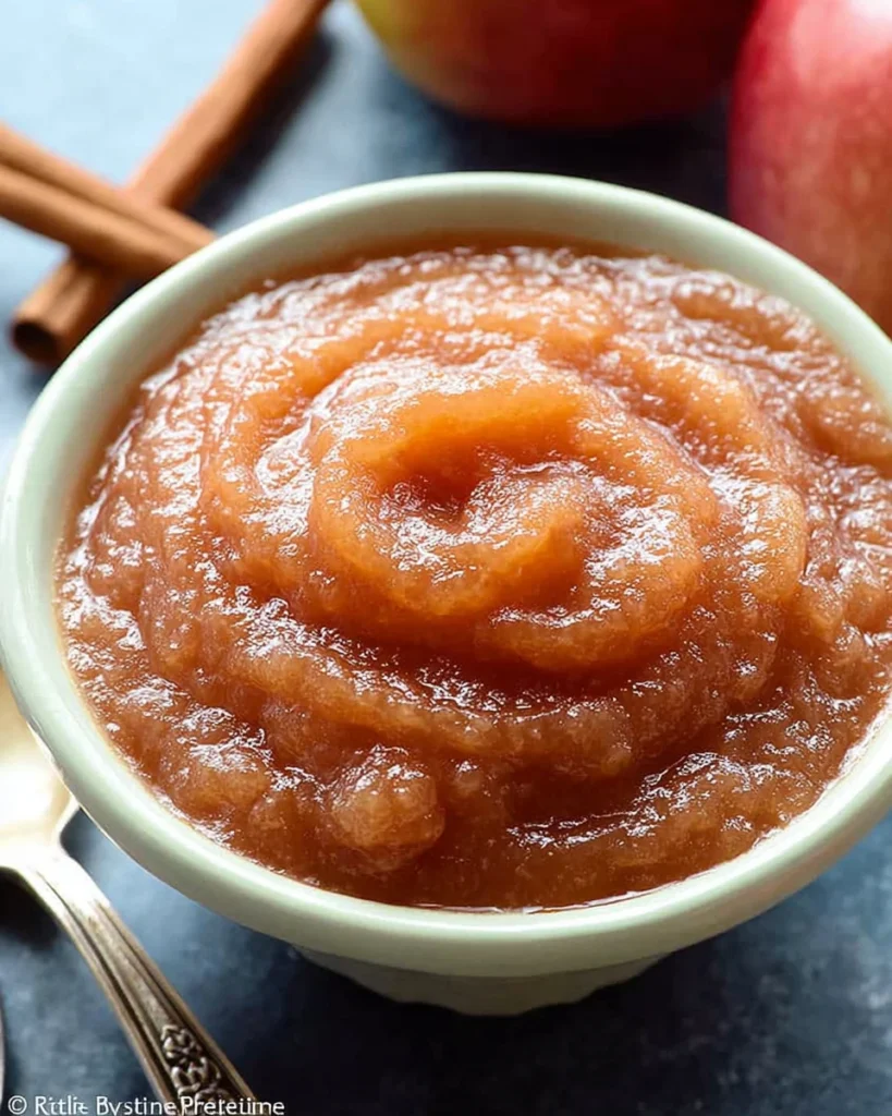 Crockpot Cinnamon Applesauce