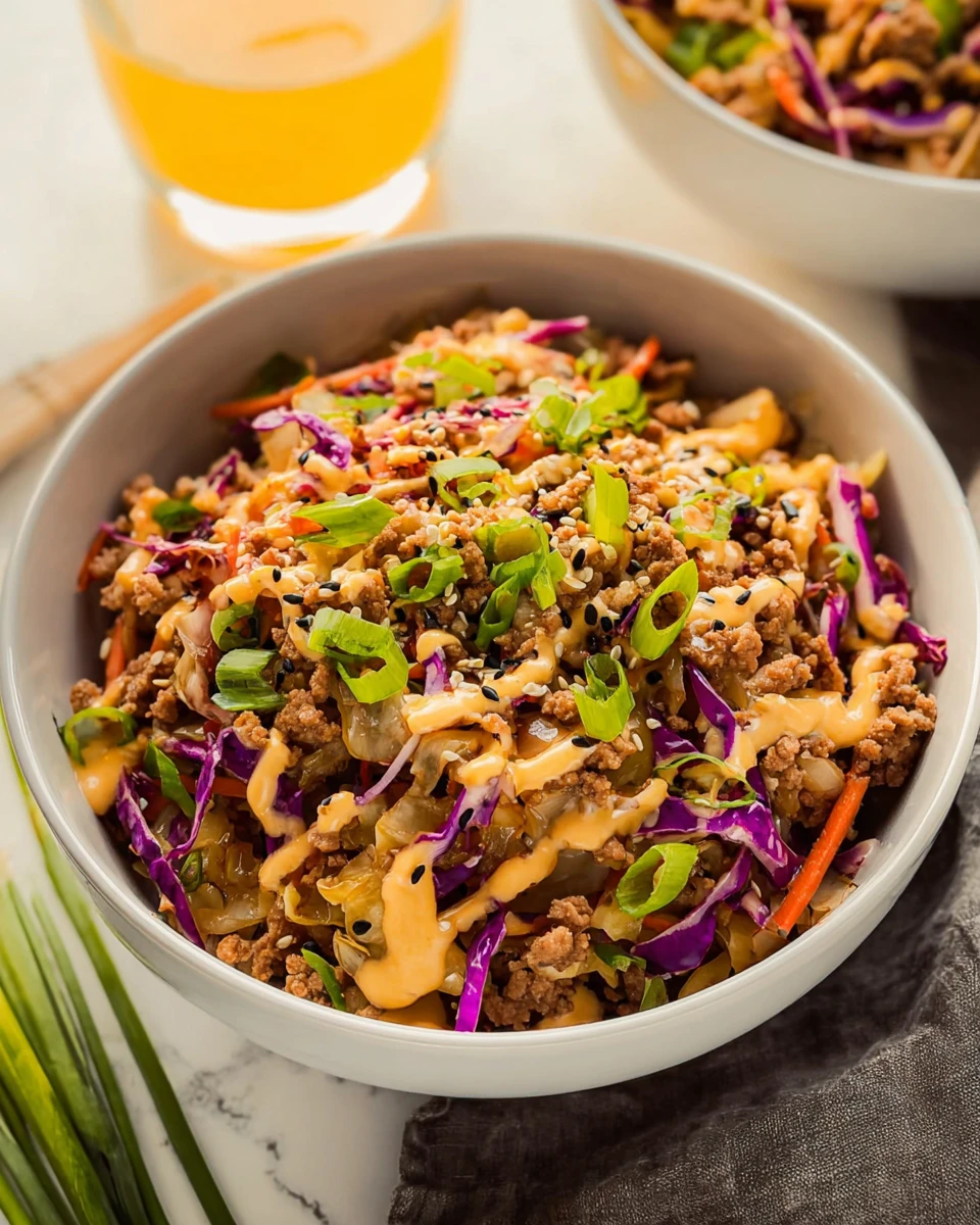 Easy Egg Roll in a Bowl