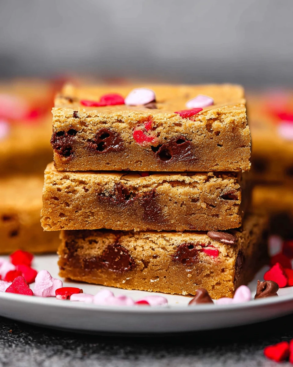 Easy Valentine Blondies