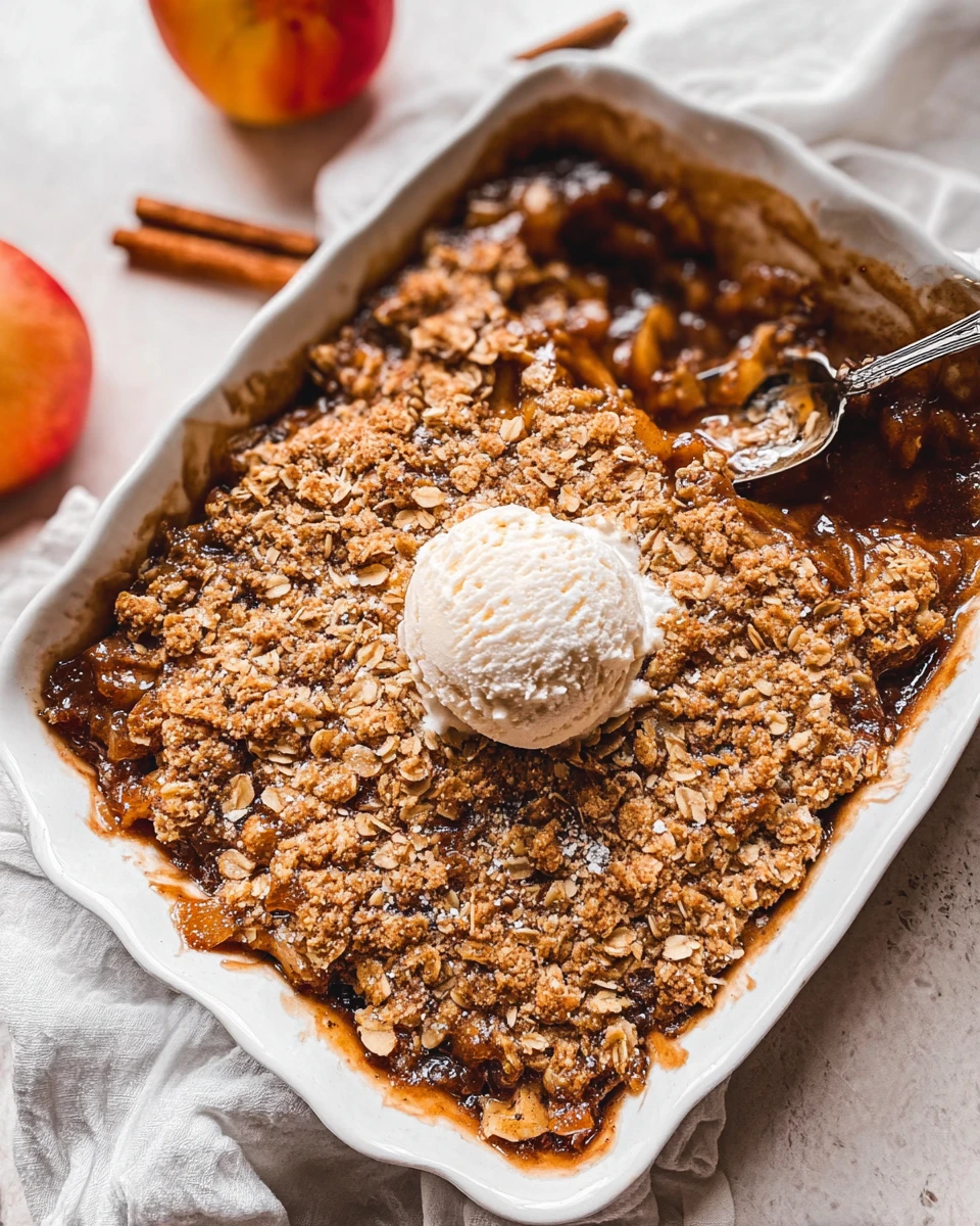 Healthy Apple Crisp