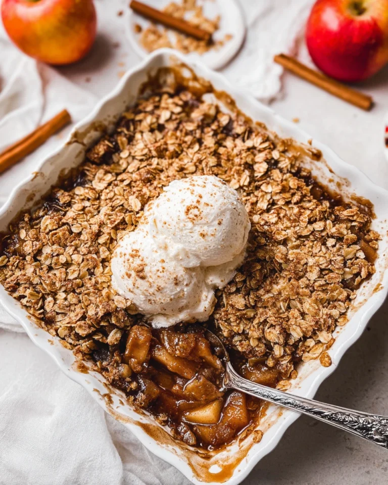Healthy Apple Crisp