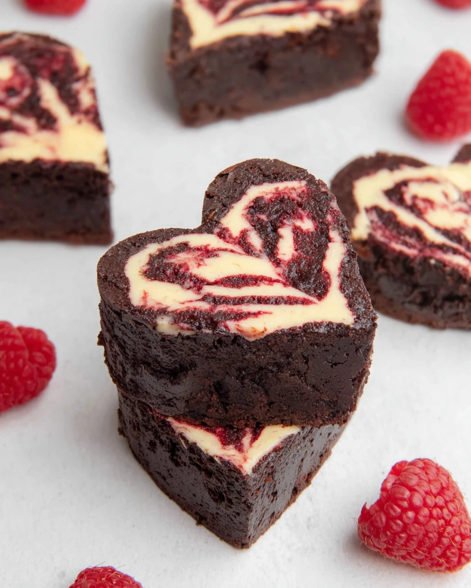 Heart-shaped Brownies