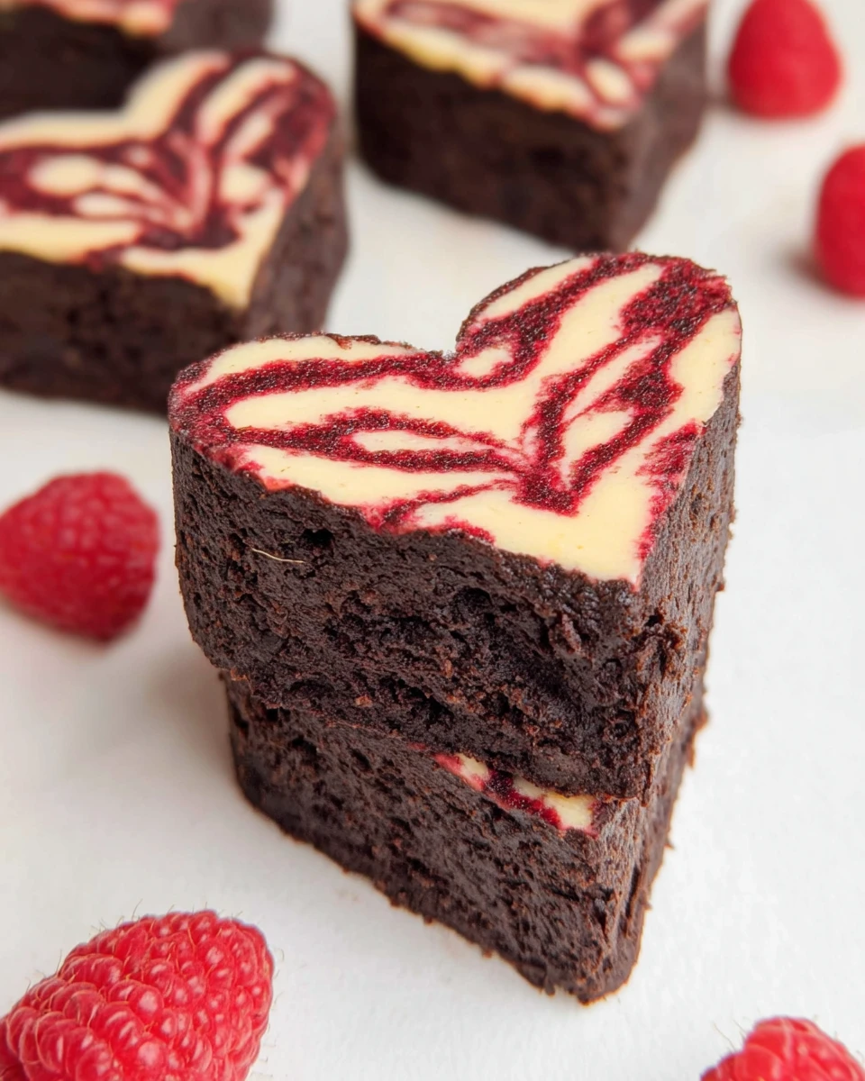 Heart-shaped Brownies