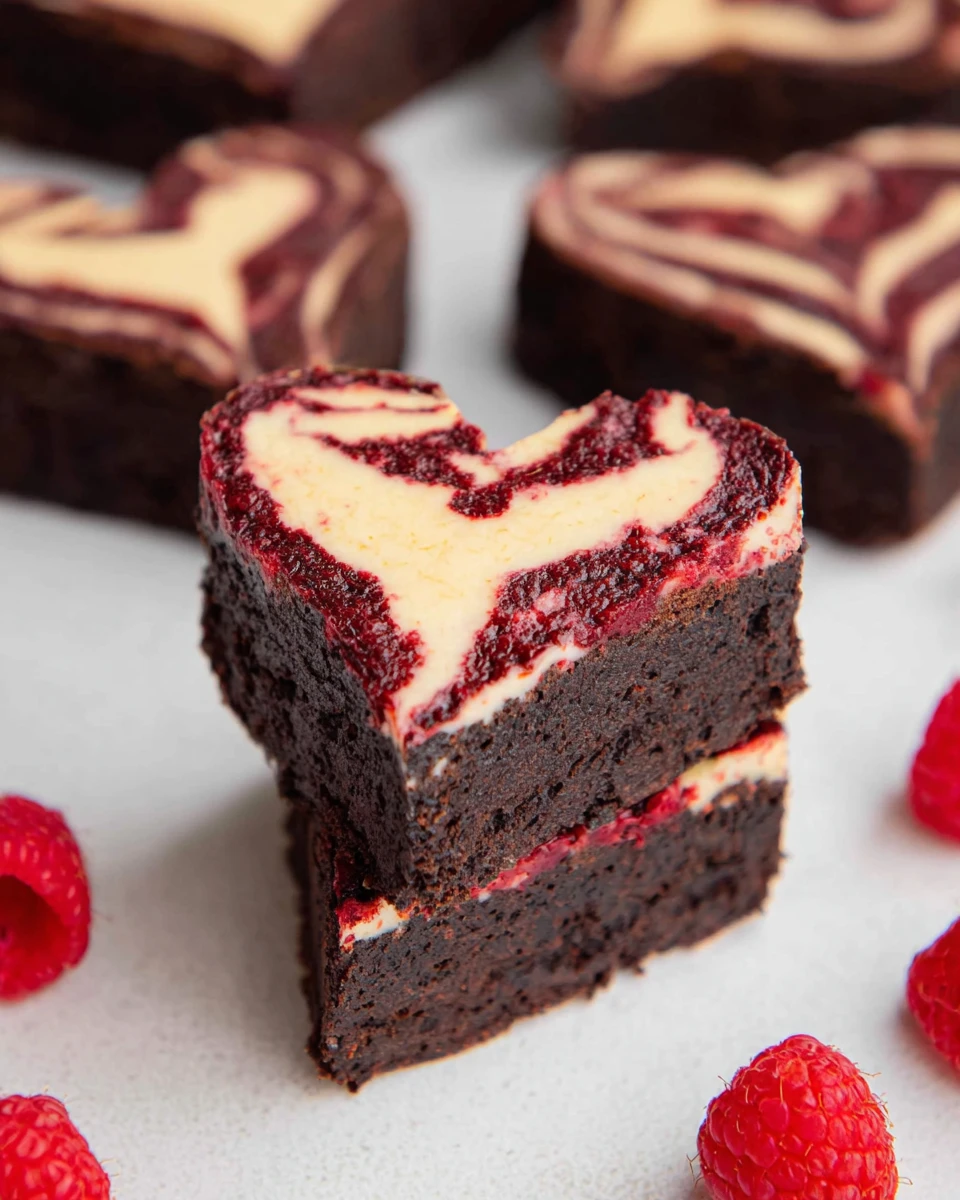 Heart-shaped Brownies