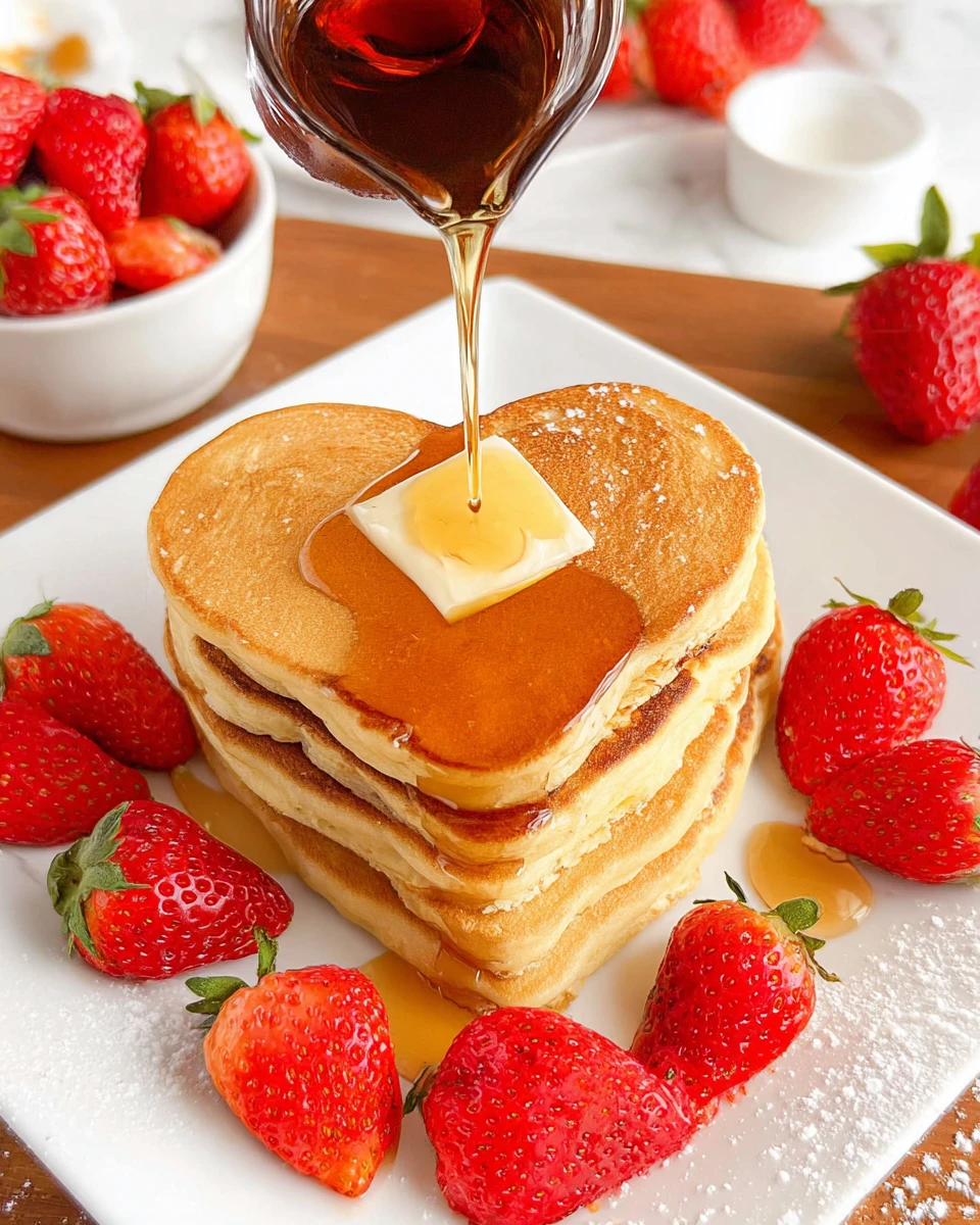 Heart Shaped Pancakes