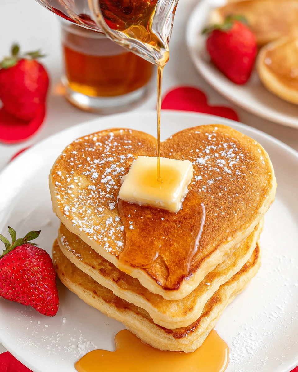 Heart Shaped Pancakes
