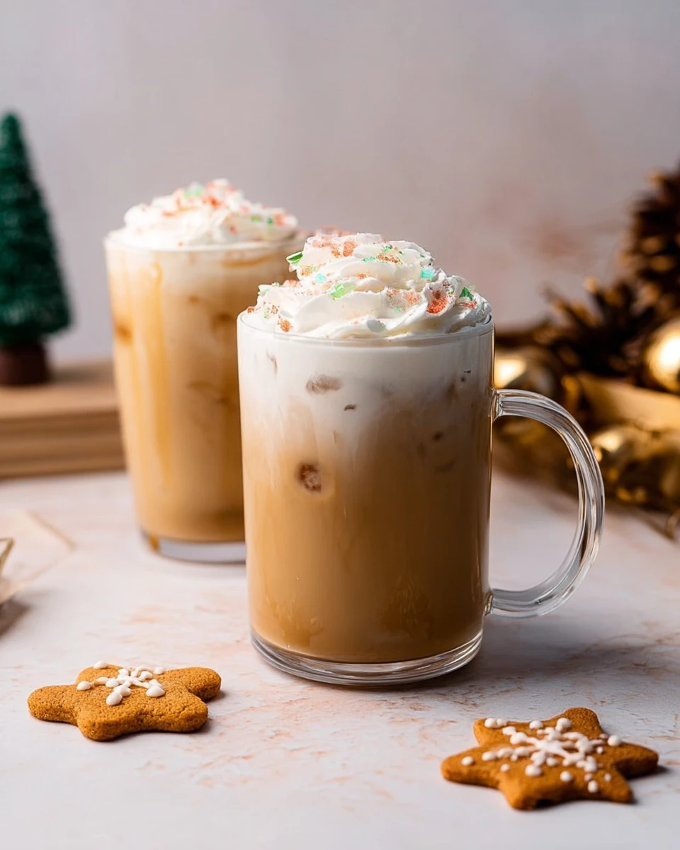 Iced Sugar Cookie Latte (Starbucks Copycat)
