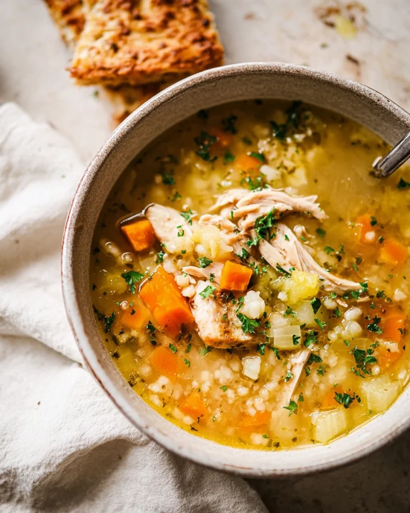 Leftover Turkey Soup