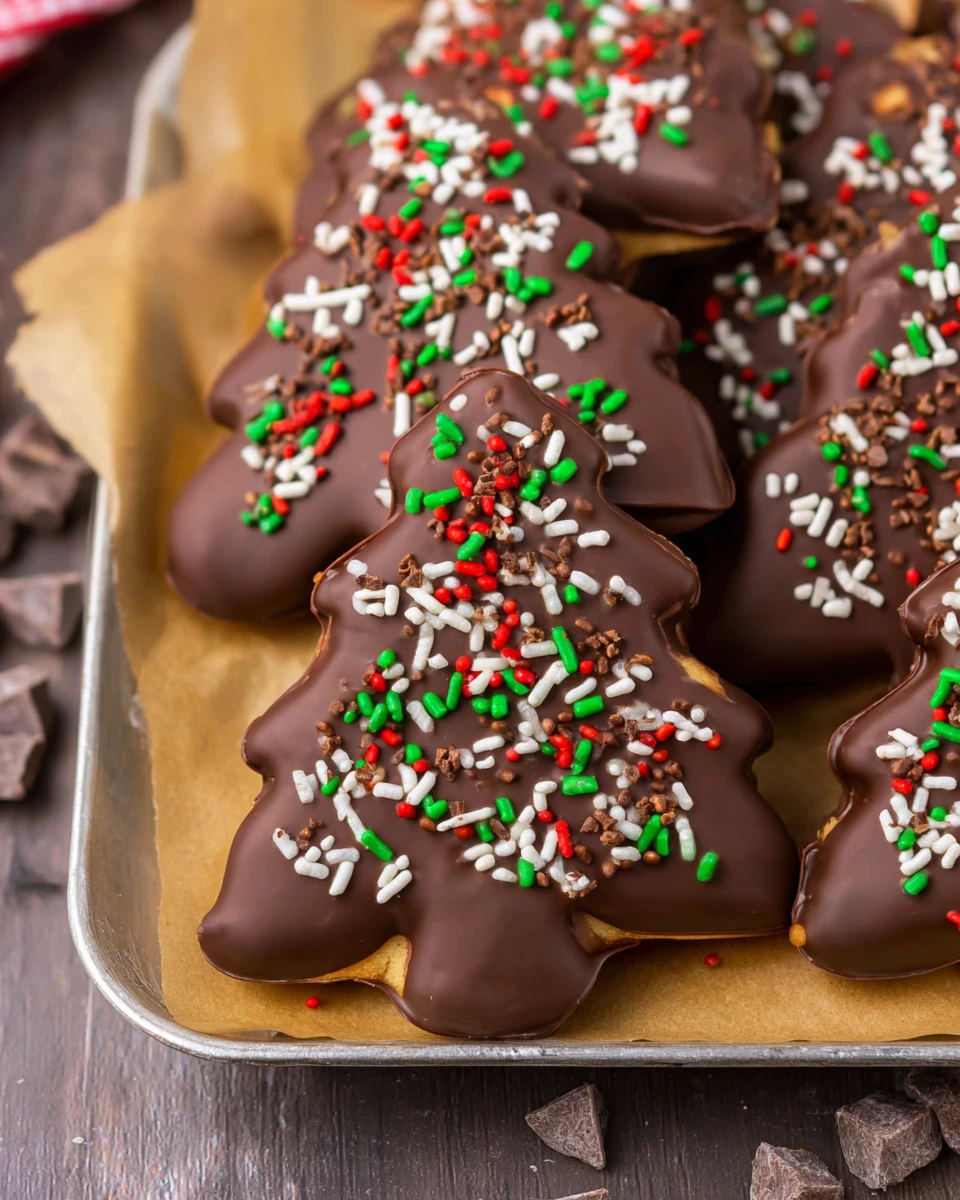 Millionaire Shortbread Christmas Trees