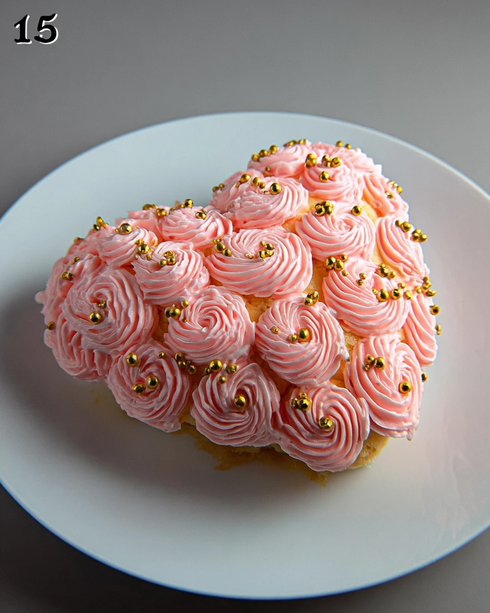 Mini Heart Shaped Cakes