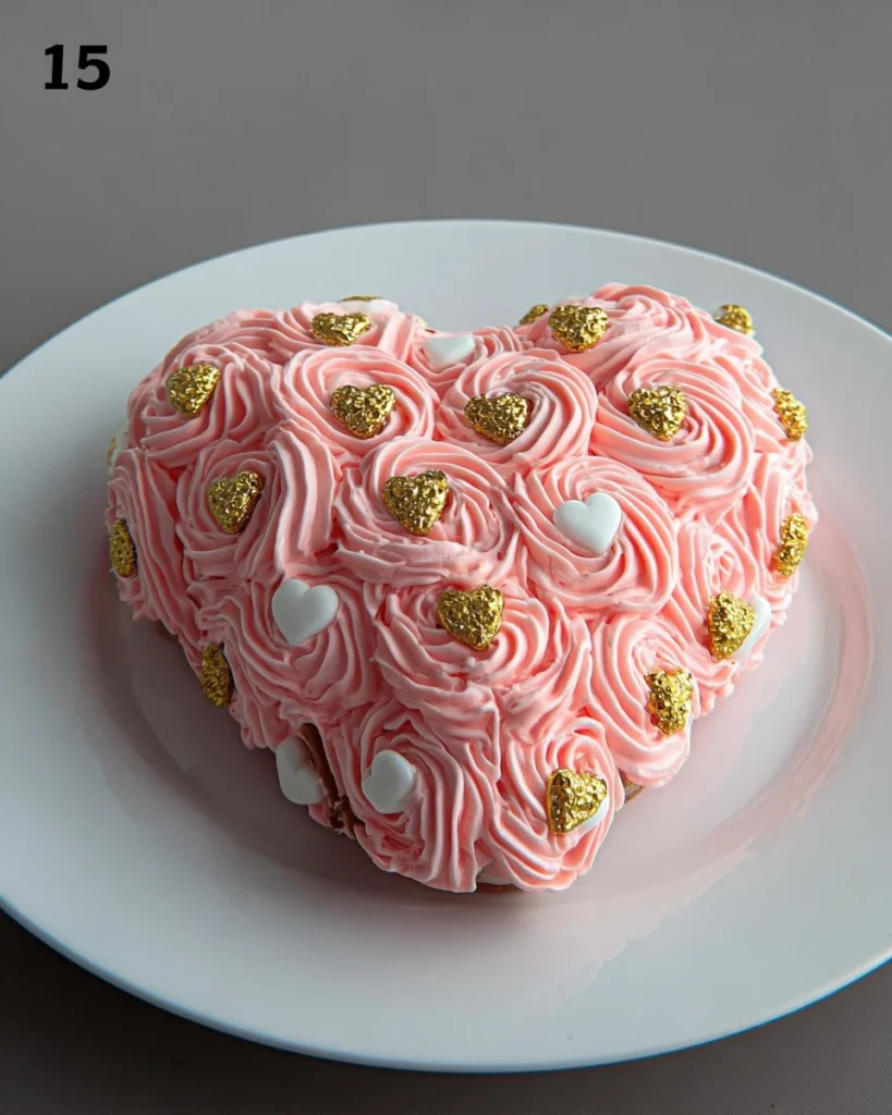 Mini Heart Shaped Cakes