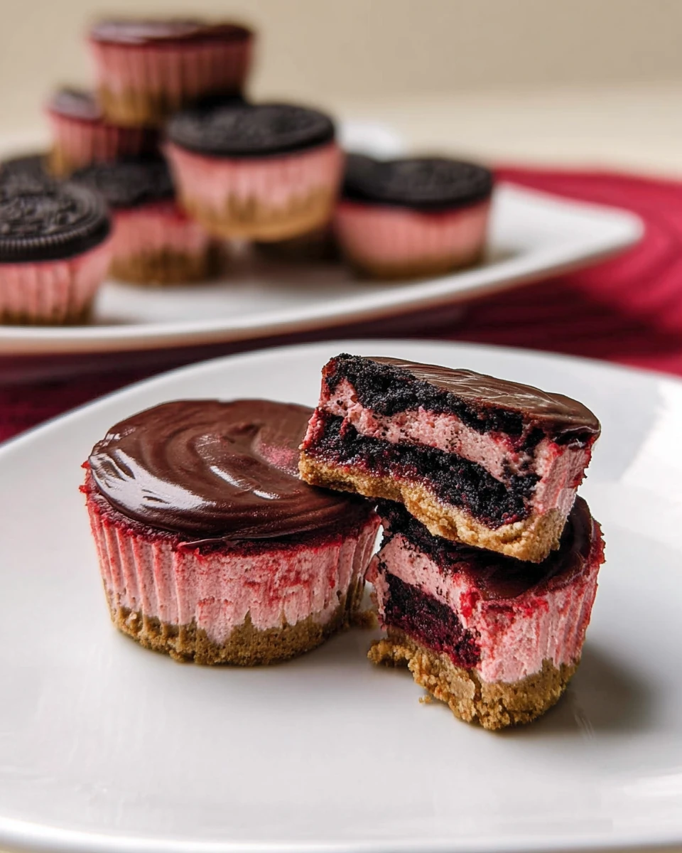 Mini Red Velvet Cheesecakes