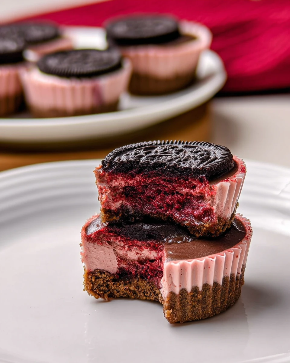 Mini Red Velvet Cheesecakes