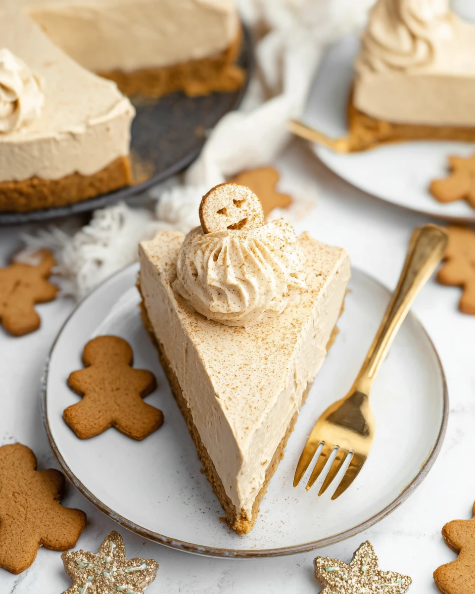 No Bake Gingerbread Pie