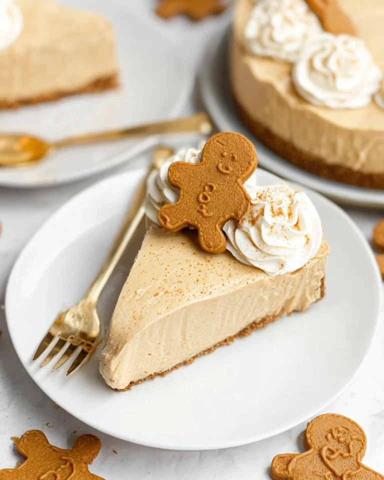No Bake Gingerbread Pie