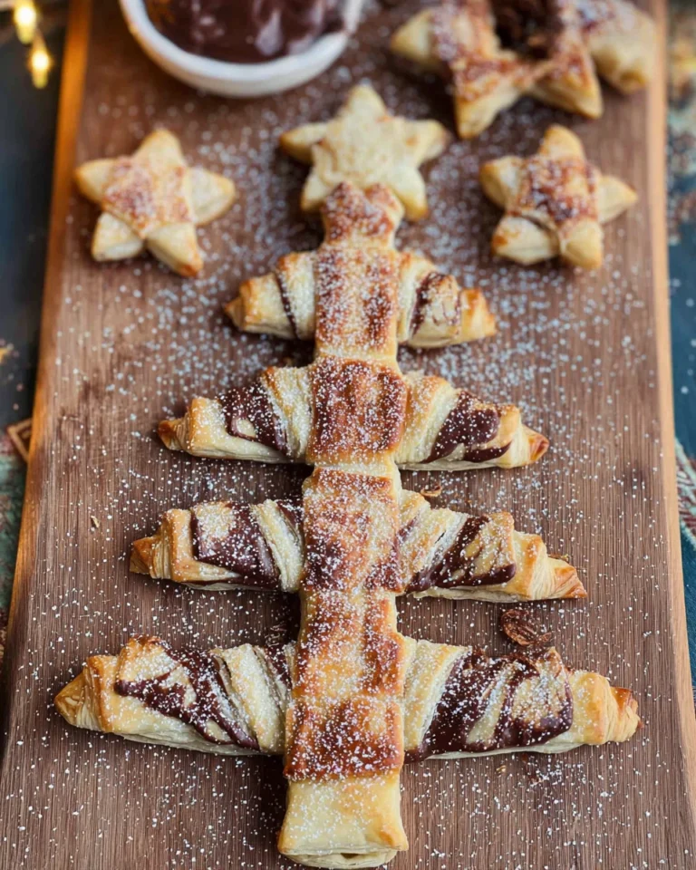 Puff Pastry Nutella Christmas Tree