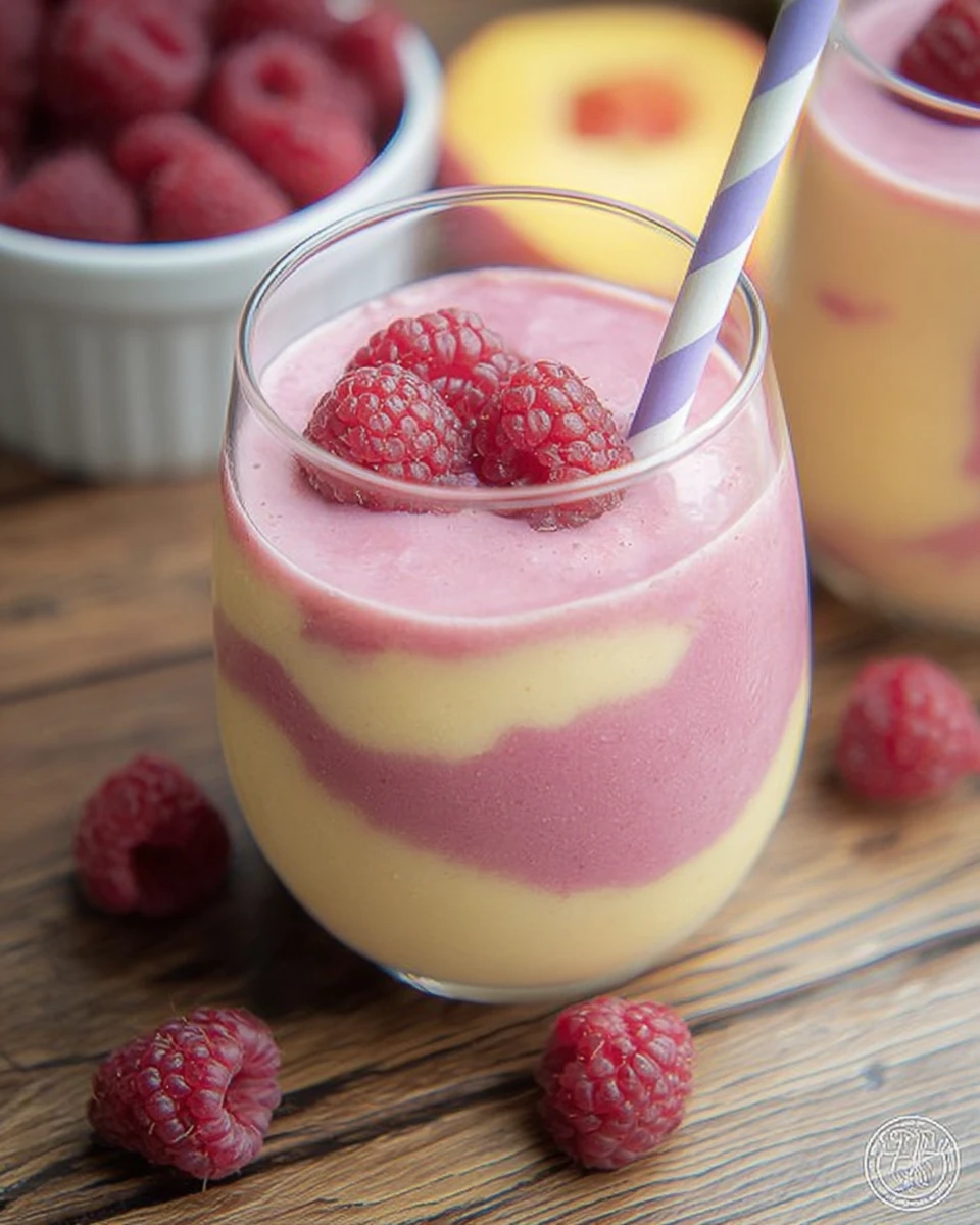 Raspberry Peach Smoothie