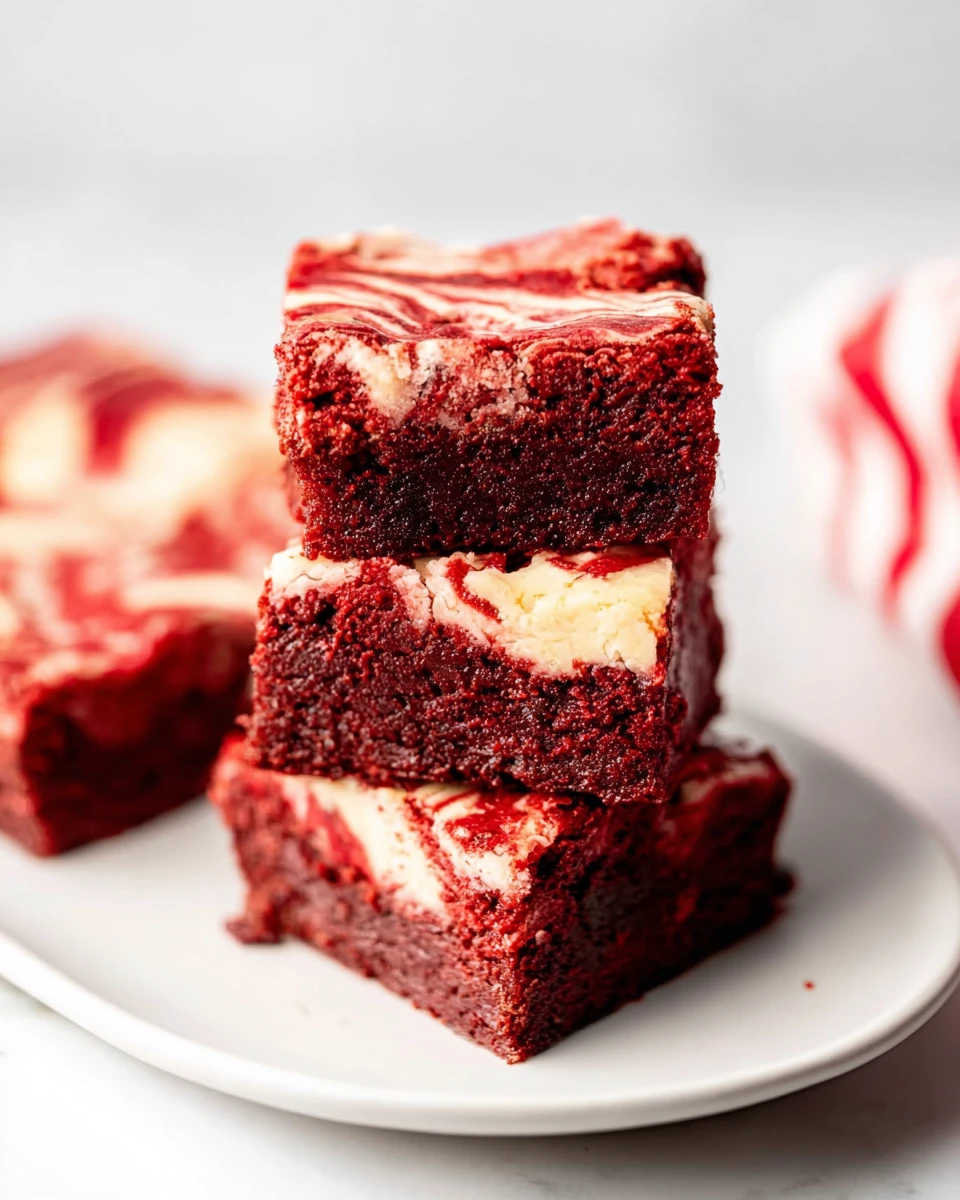 Red Velvet Cheesecake Brownies